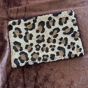 Gorgeous beaded leopard bag